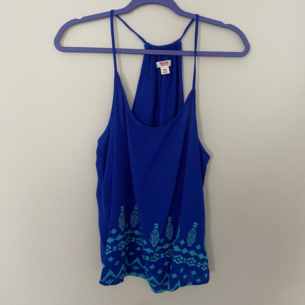 royal blue crop top